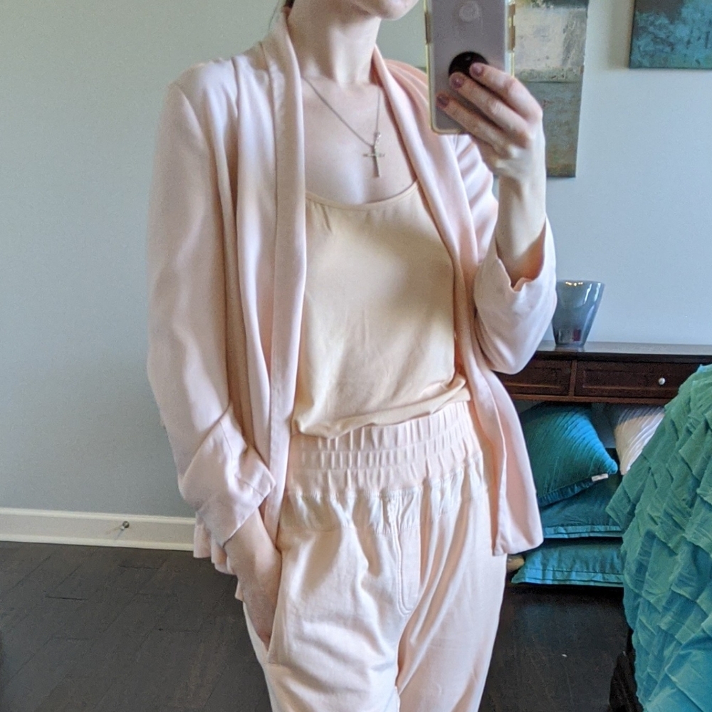 Peach sorbet color Blazer sz 2 H&M